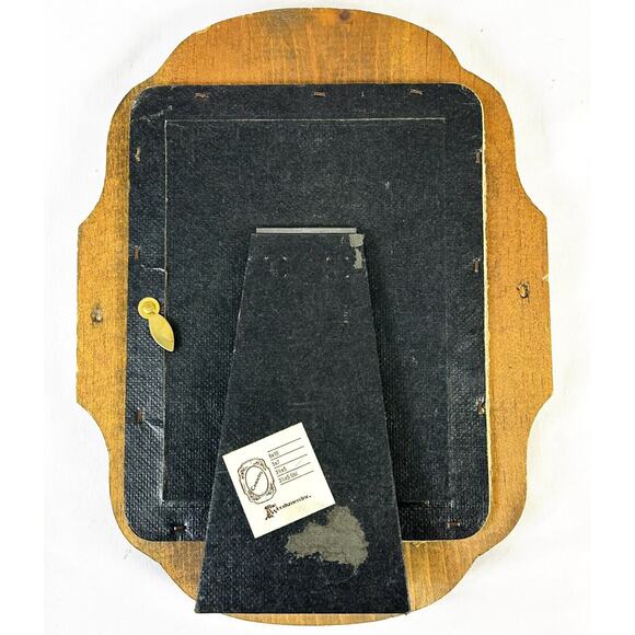 Vtg Woodsmen Inc. Minnetonka MN Country Wood Picture Frame Mirrored Opening - Picture 4 of 5